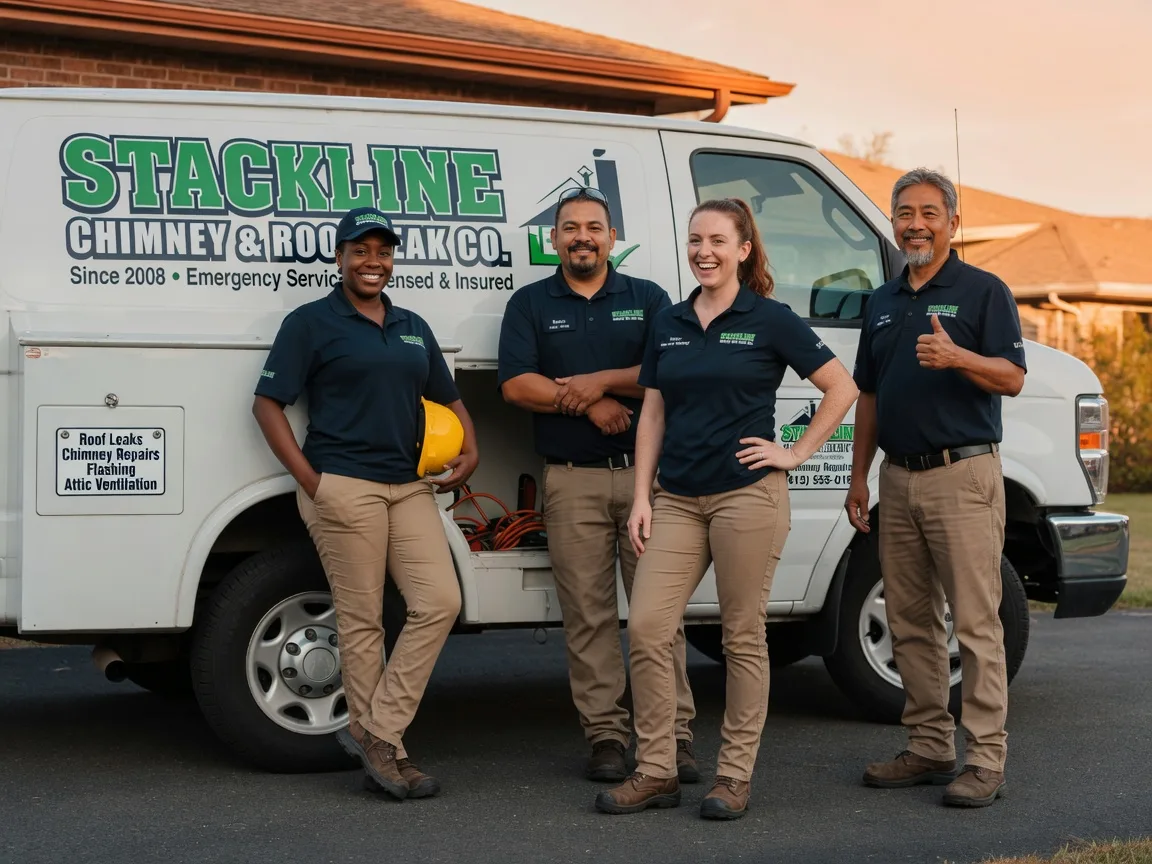 Chimney flashing repair company in Opdyke, IL